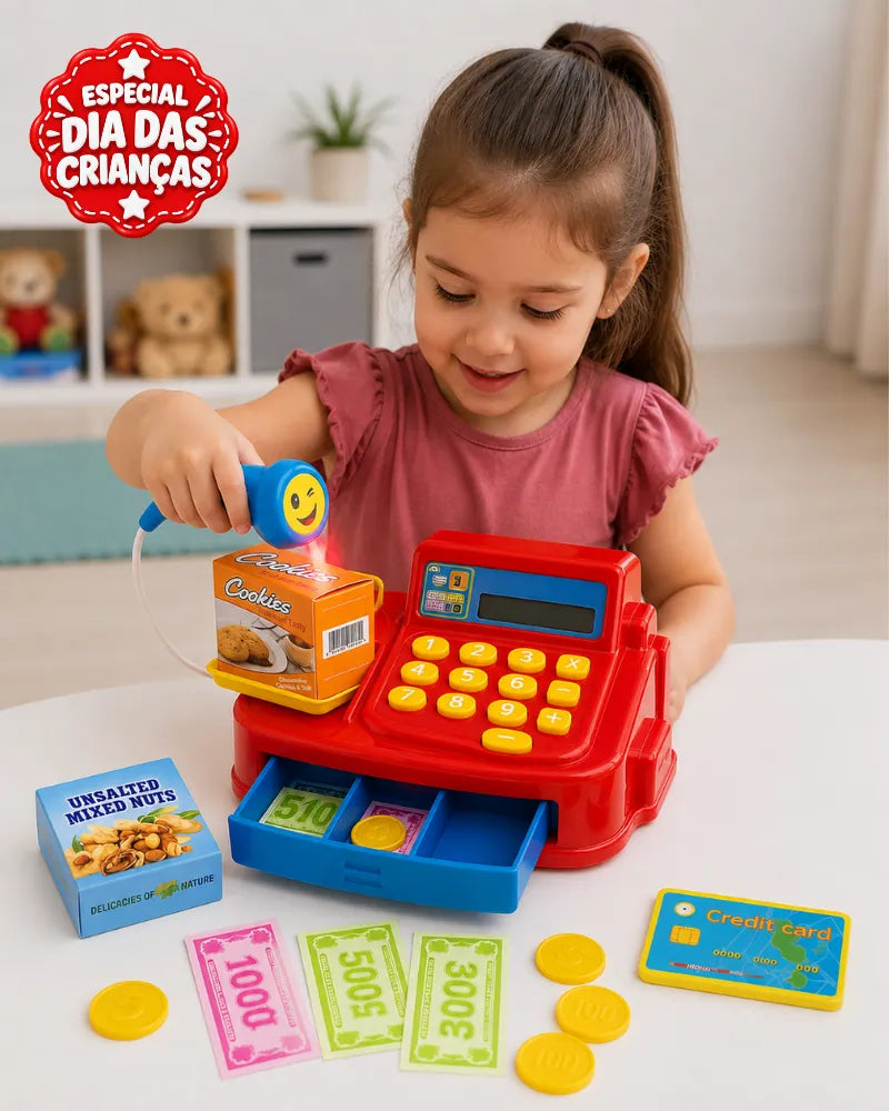 MiniMarket - Carrinho de Compras Infantil